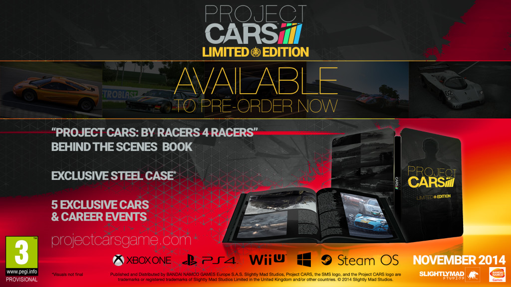 Mostrata l'edizione limitata di Project CARS